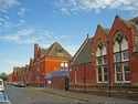 Thumbnail of The Carlisle Union Workhouse buildings were taken over as a War Hospital in October 1917. Now Brook Street School, Carlisle, Cumbria. Front elevation.