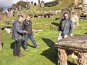 Thumbnail of The team deciding how to go about recording this monument; both RTI and photogrammetry were decided on. <br/> (Kirkcudbright_Production_Images_5.jpg)