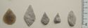 Thumbnail of Close-up of leaf shaped arrowheads (Fig 134.jpg: Row 2)