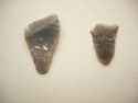 Thumbnail of Close-up of chisel arrowheads (Fig 39.jpg: Row 1)