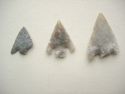 Thumbnail of Close-up of barbed and tanged arrowheads (Fig 39.jpg: Row 4)
