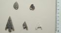 Thumbnail of Site 20 Green Crag W Ilkley Moor:  leaf shaped arrowheads (Row 1), 