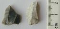 Thumbnail of Rivock Oven: 1. waste (obverse); Doubler Stones Allotment: 2. worked flake (obverse)