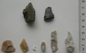 Thumbnail of Midhope Moor, Hingcliff Hill: 1-2. pieces (chert) (obverse), 3-6, 8. pieces (flint) (obverse), 7. blade (obverse)