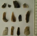 Thumbnail of Wolf Stone Slack, E of Great Nick: assorted pieces (some worked) (reverse)