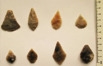 Lithics 31-38 front side