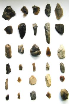 Lithics 1-30 front side - no scale