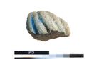 Thumbnail of a fragment of a Romano British blue glass bead from Barrow 1