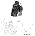 Thumbnail of Figure 07 from the full written report. Rock-cut grave in Barrow 2 as recorded by Bateman (drawing by Llewellynn Jewiu) and during the recent excavation.