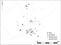 Thumbnail of Figure 09 from the full written report. Barrow 2 pre-mound finds distribution.