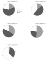Thumbnail of Figure 31 from the full written report. Pie charts showing shell preservation by sample