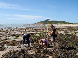 Beach survey as part of the Lyonesse Project