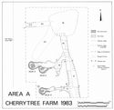 Thumbnail of Cherry Tree Farm excavation - publication plan of Area A 