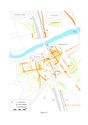 Thumbnail of Figure 4.2: location of the excavated areas at Cataractonium, aerial photography plotting and geophysical survey interpretation.