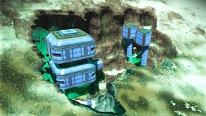 Fully excavated Gemini Outpost base
