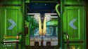 Thumbnail of View into the greenhouse from the exit airlock.