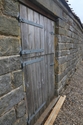 Thumbnail of West Range door detail - oblique showing latch bars