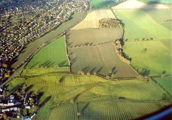 Photograph of High Callerton fields.