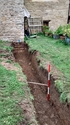 Thumbnail of View to the E. Section through deposits by wall [100]