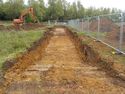 Thumbnail of View to SE, working shot of trench 1x1m scale