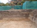 Thumbnail of South-east corner of trench 1, showing south end of section 1.