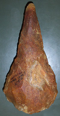 Image of handaxe from Chard Junction, Somerset