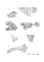 Thumbnail of Figure 9.25: decorated samian vessels (Lezoux) Cat. nos 130–135.