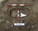 Thumbnail of Figure 11.33: tub Cat. no. 1337 from occupation layer 8199 in situ.