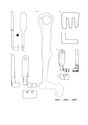 Thumbnail of Figure 11.58: small finds Cat. nos 1445–1449.