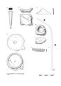 Thumbnail of Figure 11.82: small finds Cat. nos 1605–1612.