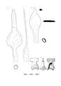 Thumbnail of Figure 11.108: small finds Cat. nos 1734–1736.