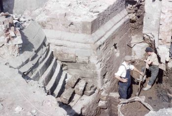 Construction work at Sheffield Castle