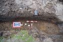 Thumbnail of Feature 10 visible in base of Trench 17