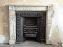 Thumbnail of Rebuilt marble fireplace, room 4.23
