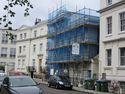 Thumbnail of General view of the building with 1 and 2 Rockstone Place, with scaffolding