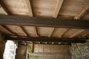 Thumbnail of View of the iron girders and loft floor in Barn 2; from the south.