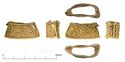 Thumbnail of Catalogue no. 107. Hilt-collar in gold, high form, filigree serpent interlace 