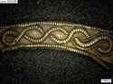 Thumbnail of Catalogue no 559. Strip-mount,  gold and garnet cloisonné,filigree serpent mounts. K109 detail 