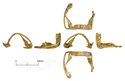 Thumbnail of Catalogue no. 132. Hilt-collar in gold,  low form, filigree scrollwork 