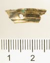 Thumbnail of Catalogue 611 (K1232-top). Reeded strip in silver-gilt, 5mm wide. Not scaled. 
