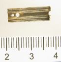 Thumbnail of Catalogue 611 (K124 - top). Reeded strip in silver-gilt, 5mm wide. Not scaled. 