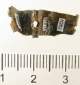 Thumbnail of Catalogue 613.  Reeded strip in silver-gilt, 8mm wide. K282,1433, 914 joined. Back. Not scaled. 