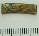 Thumbnail of Catalogue no 559. Strip-mount,  gold and garnet cloisonné,filigree serpent mounts. K1456 back 