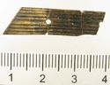 Thumbnail of Catalogue 613.  Reeded strip in silver-gilt, 8mm wide. K1494 and 1386 joined. Top. Not scaled. 