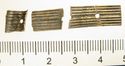 Thumbnail of Catalogue 613.  Reeded strip in silver-gilt, 8mm wide. K1494 and K1506 joined. Top. Not scaled. 
