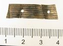 Thumbnail of Catalogue 613.  Reeded strip in silver-gilt, 8mm wide. K1513 and K1331. Top. Not scaled. 