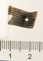 Thumbnail of Catalogue 613.  Reeded strip in silver-gilt, 8mm wide. K1513. Top. Not scaled. 