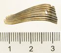 Thumbnail of Catalogue 613.  Reeded strip in silver-gilt, 8mm wide. K1617 and K333 joined. Top. Not scaled. 