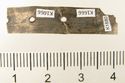 Thumbnail of Catalogue 613.  Reeded strip in silver-gilt, 8mm wide. K1666 and K1680 joined. Back. Not scaled. 