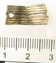 Thumbnail of Catalogue 613.  Reeded strip in silver-gilt, 8mm wide. K1680 and K5060 joined. Top. Not scaled. 
